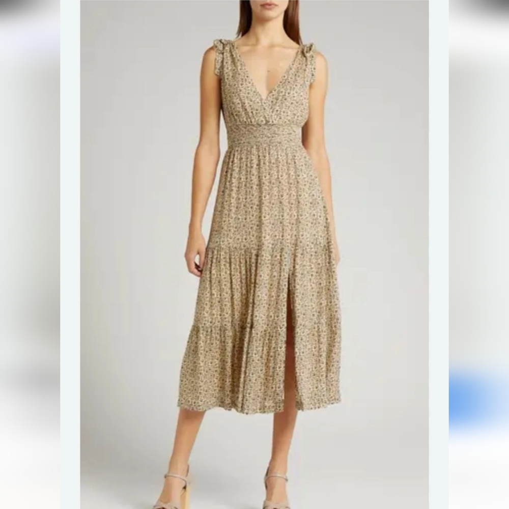 Paige Floral Print Maxi Dress